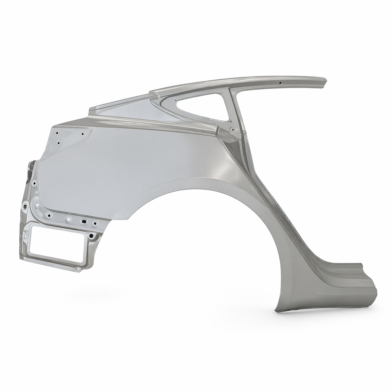 TEA-1073678-A For Tesla Model 3 Rear Quarter Panel Powerd Trunk with extention, Right Side