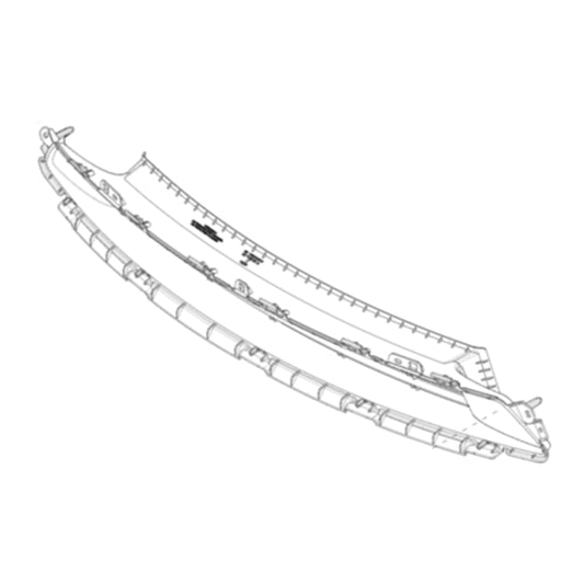 TEX-1588197-A For Tesla Model X Front Bumper Lower Grille Mesh Assembly