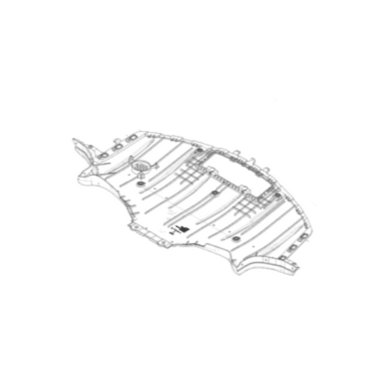 TEA-1582583-A For Tesla Model 3 2024-2025 Rear Bumper Lower Protective Board