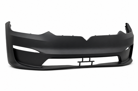 T2X-1588184-A For Tesla Model X Front Bumper Cover Primed Assembly-Without Sensor Holes