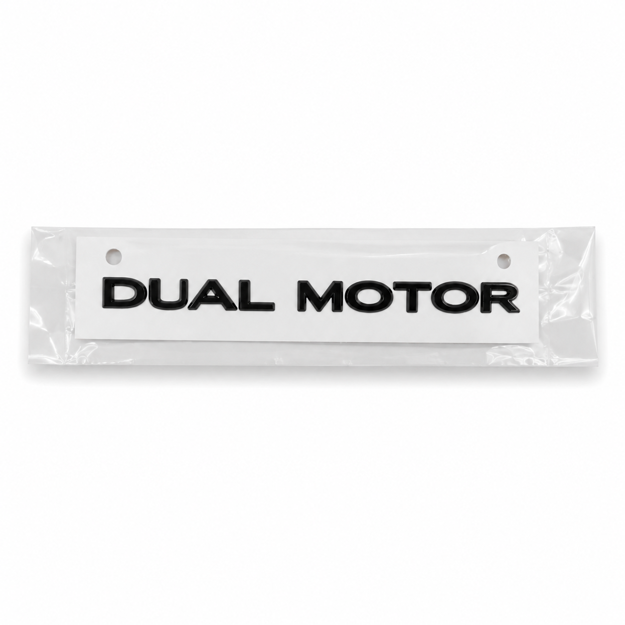 T2M-1872470-A For Tesla Model 3 Y Dual Motor Satin Chrome Emblem 1872470-00-A