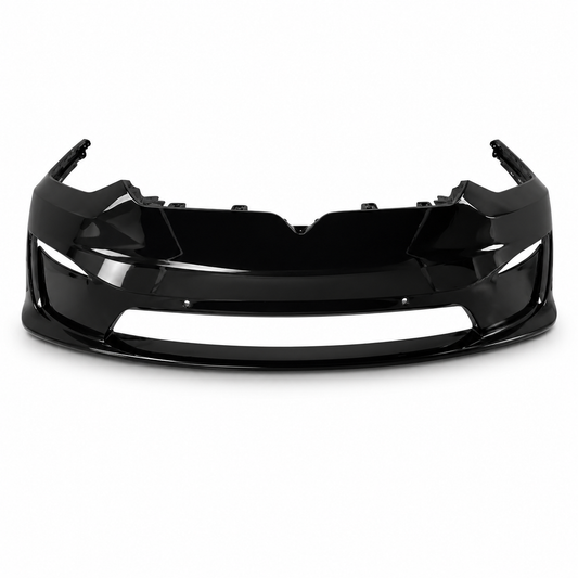 T2X-1588184-B For Tesla Model X Front Bumper Cover Primed Assembly-With Sensor Holes