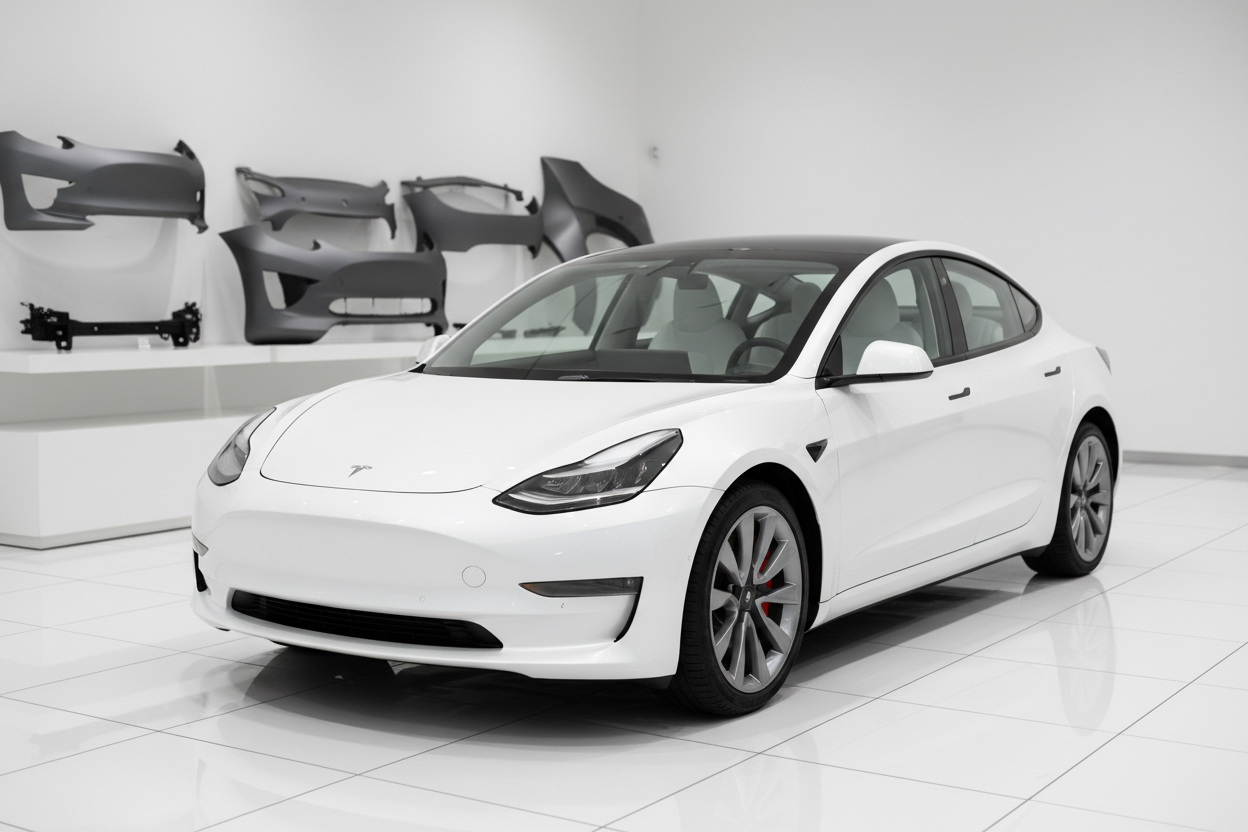make the Tesla Front Side Profile